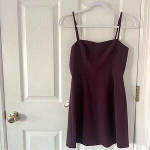 French Connection Sleeveless Dress in Plum